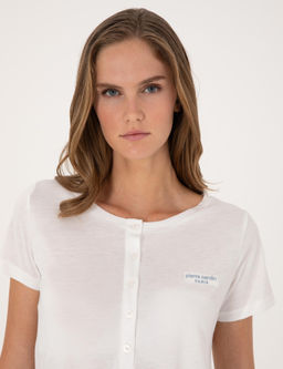 Beyaz 3l_ Lohusa Pijma Tak_m_