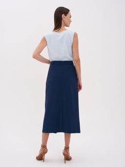 льняная юбка ЛЕН с ВИСКОЗОЙ - Трика фото 5