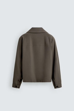 TWILL TEXTURED OVERSHIRT - Zara фото 8
