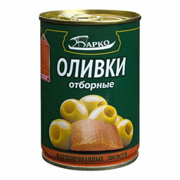 Оливки с лососем 280г/300мл  "Барко", , шт