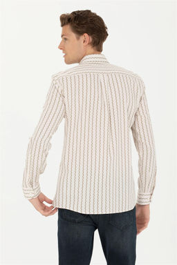 Мужская рубашка с длинным рукавом Stone - U.s. polo assn фото 5