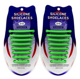 Силиконовые ШНУРКИ круглые салатовые 16 шт.(2341) - Мой органайзер фото 4