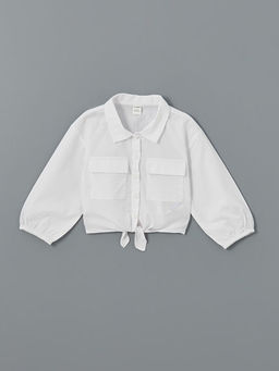 Uzun Kollu Basic K?z ?ocuk G?mlek