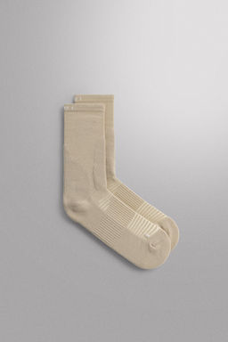 CALCETINES T?CNICOS ENTRENAMIENTO PACK 2 / CRUDO