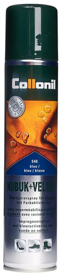 COLLONIL Nubuk+Velours Spr. Аэрозоль для замши. нубука. велюра ТЕМНО-СЕРЫЙ 200 мл  фото 3