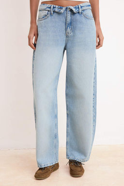 Mavi Dusuk Bel Baggy Fit Tencel Kar?s?ml? Barrel Jeans TWOSS26JE00193 - Trendyolmilla фото 4