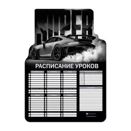 Цена за 2 шт. Расписание уроков А3, арт. 72578/ 50 СУПЕР (297х420 мм, материал: мелованный картон 235 г/м?, полноц