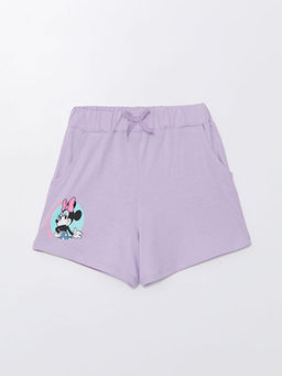 Beli Lastikli Minnie Mouse Bask?l? K?z ?ocuk ?ort