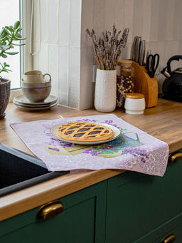 Комплект полотенец 48*60 см, 3 шт., рогожка (Лавандовый прованс) - Ивановотекстиль фото 7