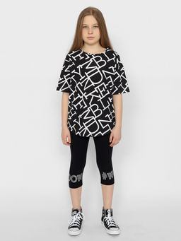 CRB wear/CSJG 70391-22-378 Бриджи для девочки,черный/Ex.Cherubino  фото 2