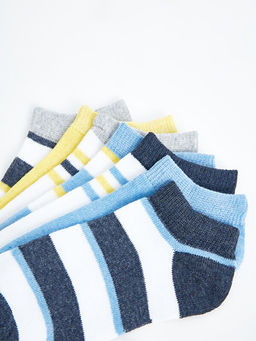 Renk Bloklu Erkek ?ocuk Patik ?orap 7li - Waikiki фото 3