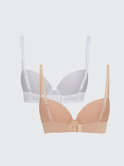 Balenli Dolgusuz Dantel Detayl? Ti??rt S?tyen 2li Paket - Waikiki фото 2