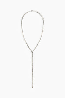 Collar lariat con strass
