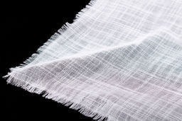 Платок турецкий на голову, однотонный MAGROM, белый, 97 х 97 см, из 100% льна