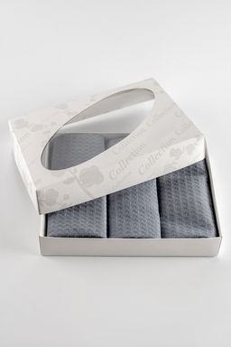 Набор вафельных полотенец в подарочном коробе