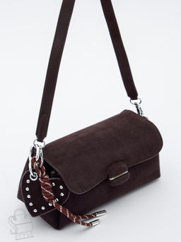 Сумка женская кожаная 6660VG coffee Vitelli Grassi