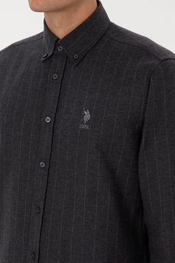 Erkek Antrasit Uzun Kollu G_mlek - U.s. polo assn фото 7