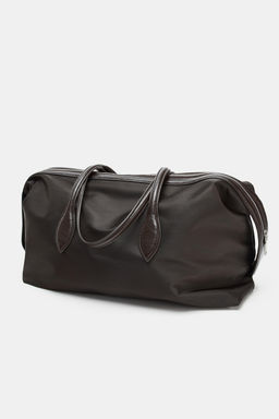 NYLON ELONGATED CITY BAG