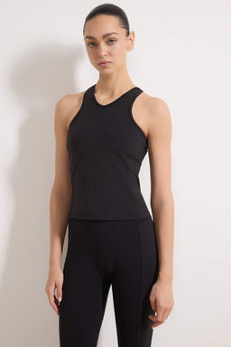 Siyah F?rcal? Scuba Regular Bluz THMSS26BZ00004 - Trendyolmilla фото 3