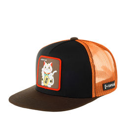 Бейсболка CAPSLAB арт. CL4/1/CF/LUC Premium Lucky cat (коричневый )