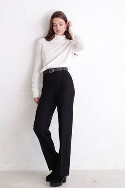 10972 Брюки со стрелками чёрные - Martichelli фото 22