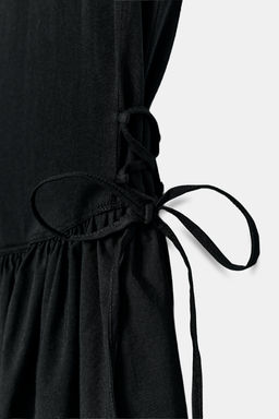 VESTIDO CORTO COMBINADO / Negro - Zara фото 7