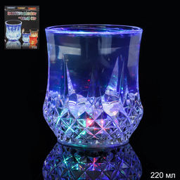 Стакан светящийся 200 мл Ананас пластик / RN-253 /уп 210/ Новогодний/ Уценка/ Не светятся - Галеонтрейд фото 2