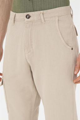 Мужские бежевые брюки из плотной ткани - U.s. polo assn фото 6