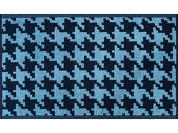 Полотенце 6с104.411ж1 Гусиные лапки(т.синий2) махровое 67х40см