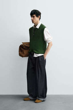 VISCOSE BLEND KNIT VEST - Zara фото 4