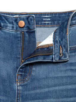 CONTE Джинсовая юбка-midi А-силуэта CON-356 mid blue