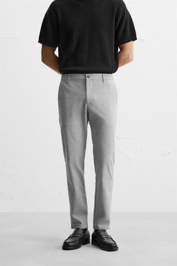 SLIM FIT COMFORT TROUSERS - Zara фото 21