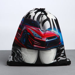 Сумка для обуви Скорость, с прозрачным окном - Artfox фото 3