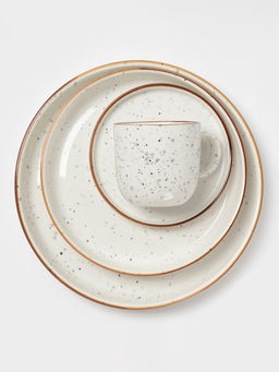 Чайная пара Magistro Queil, 2 предмета: чашка 250 мл, тарелка d=13.6 см, фарфор, белый