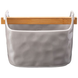 ПОДСТАВКА ПОД КУХОННЫЕ ПРИНАДЛЕЖНОСТИ BRONCO MEADOW 21,5*13,5*16,5 СМ СЕРЫЙ  фото 3