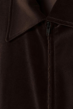 SOSHIOTSUKI X ZARA REGULAR FIT VELVET JACKET фото 6