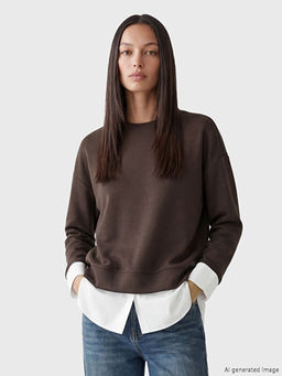Bisiklet Yaka Oversize Kad?n Tunik