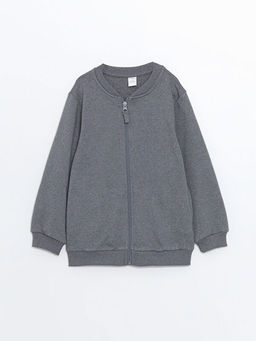 Basic Erkek Bebek Fermuarl? Sweatshirt