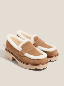 Женские лоферы TENDANCE Артикул 4597648, бежево-коричневый  фото 2