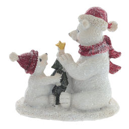 Фигурка декоративная "Медвежата", L8 W5,5 H8 см