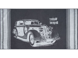 Полотенце махровое 6с102.413ж1 Ретро-авто (графит) 81х160см