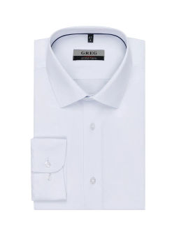 Сорочка мужская длинный рукав GREG 100/237/0197/Z/1p STRETCH_TW