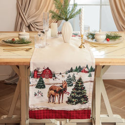 Дорожка Этель Happy Holidays 40х149 см, 100% хлопок, саржа 190 г/м2 - Simaland фото 2