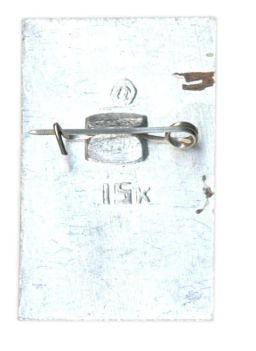 Значок В.И. Ленин (синий фон)