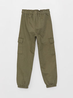 Beli Lastikli Basic K?z ?ocuk Kargo Pantolon - Waikiki фото 3