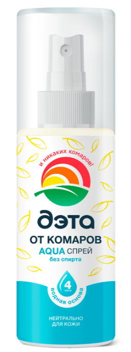 ДЭТААКВА (AQUA) спрей от комаров 125мл