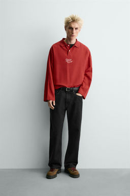 KEYRING PRINT RUGBY POLO SHIRT - Zara фото 9