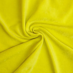 Ткань для рукоделия, велюр на трикотажной основе, цвет жёлтый, лоскут 45×50 см