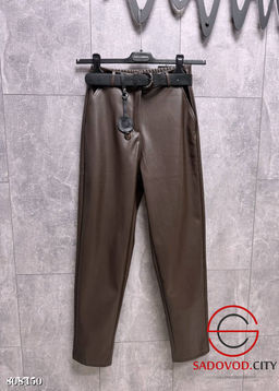 Брюки матовая экокожа утепленные - Bruno фото 4