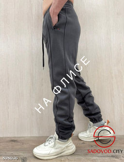 мужские спортивные штаны на флисе - Bruno фото 3